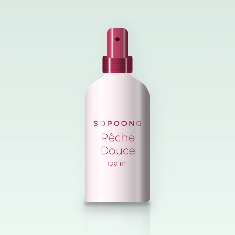 Lotion tonique haute tolérance Pêche Douce – Sopoong, flacon spray 100 ml