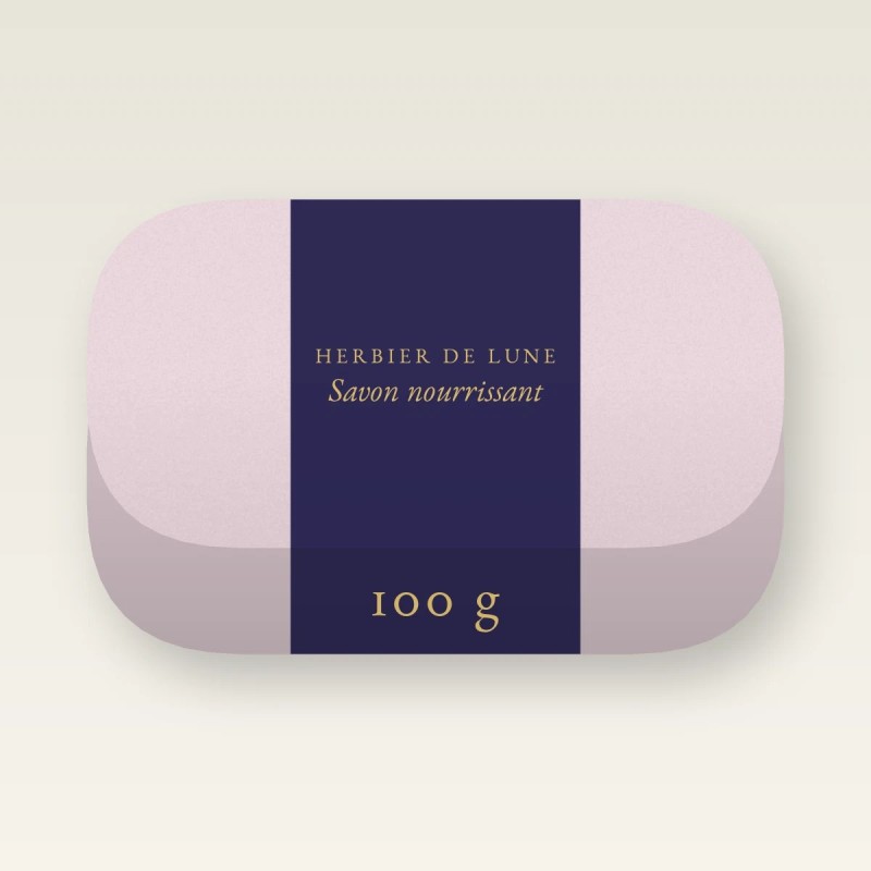 Savon nourrissant à l'argile verte – Herbier de Lune, pain 100 g