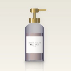Sérum Mauve Céleste à l'acide glycolique – Herbier de Lune, flacon-pompe 50 ml