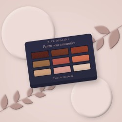 Palette yeux saisonnière à l'huile de macadamia – Rive Opaline, photo d'ambiance