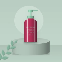 Nettoyant visage confort Pêche Douce – Sopoong, photo d'ambiance