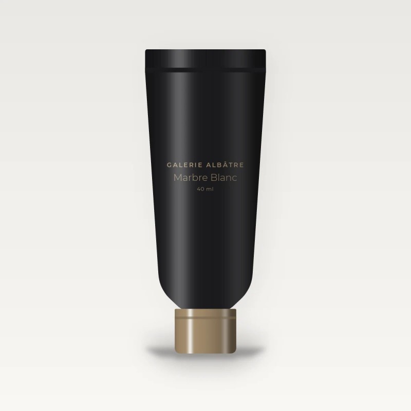 Marbre Blanc crème hydratante longue durée – Galerie Albâtre, tube 40 ml