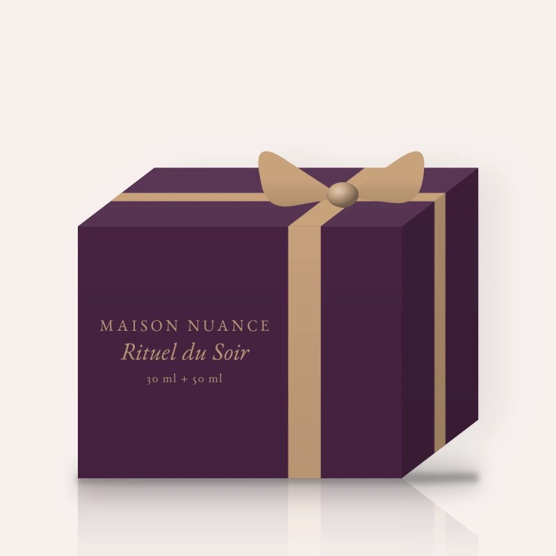 Coffret Rituel du Soir à la tubéreuse – Maison Nuance, 30 ml + 50 ml