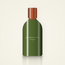 Gel douche Potager à l'huile de baobab – Les Jardins d'Aulne, flacon 1 L