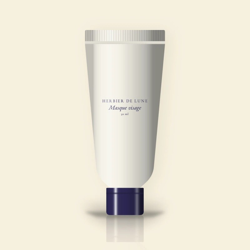 Masque visage peaux sensibles à la niacinamide – Herbier de Lune, tube 50 ml