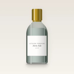 Herbe Folle nettoyant visage éclat – Atelier Verdure, flacon 400 ml