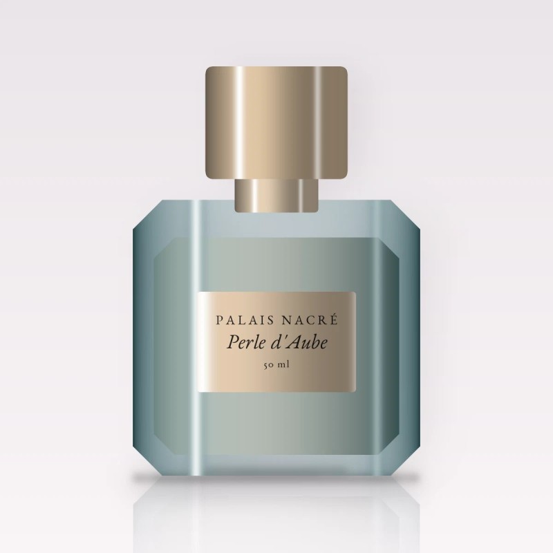 Parfum Perle d'Aube nébuleux à la fève tonka – Palais Nacré, flacon 50 ml