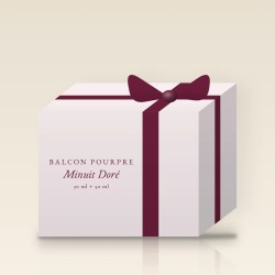 Coffret parfum Minuit Doré solaire – Balcon Pourpre, 30 ml + 50 ml