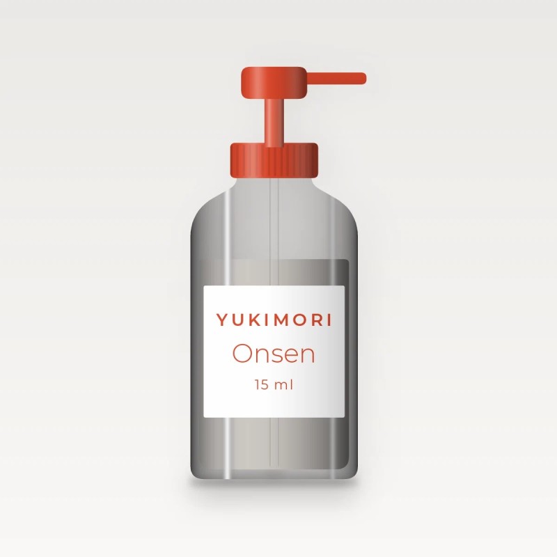 Onsen contour des yeux réconfortant – Yukimori, flacon-pompe 15 ml