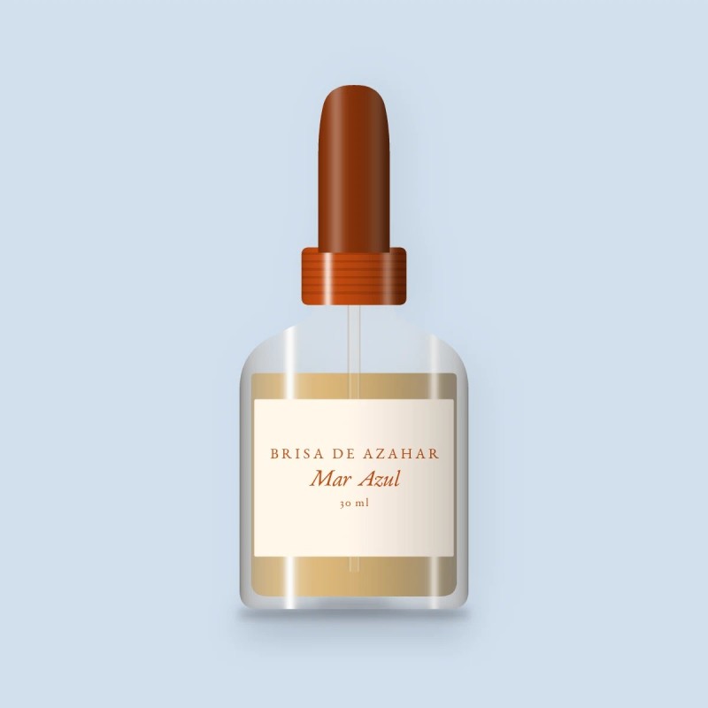 Huile capillaire Mar Azul au jojoba – Brisa de Azahar, flacon compte-gouttes 30 ml