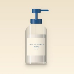 Lait corps Riviera à l'huile de jojoba – Casa Lanterna, flacon-pompe 200 ml