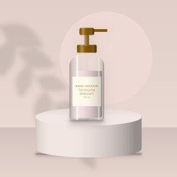 Gel douche et bain délassant au beurre de cacao – Mardi Douceur, photo d'ambiance