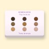 Palette yeux Pop Acidulé à l'huile de ricin – Bonbon Néon, 12 × 1 g, teinte Tons bronze