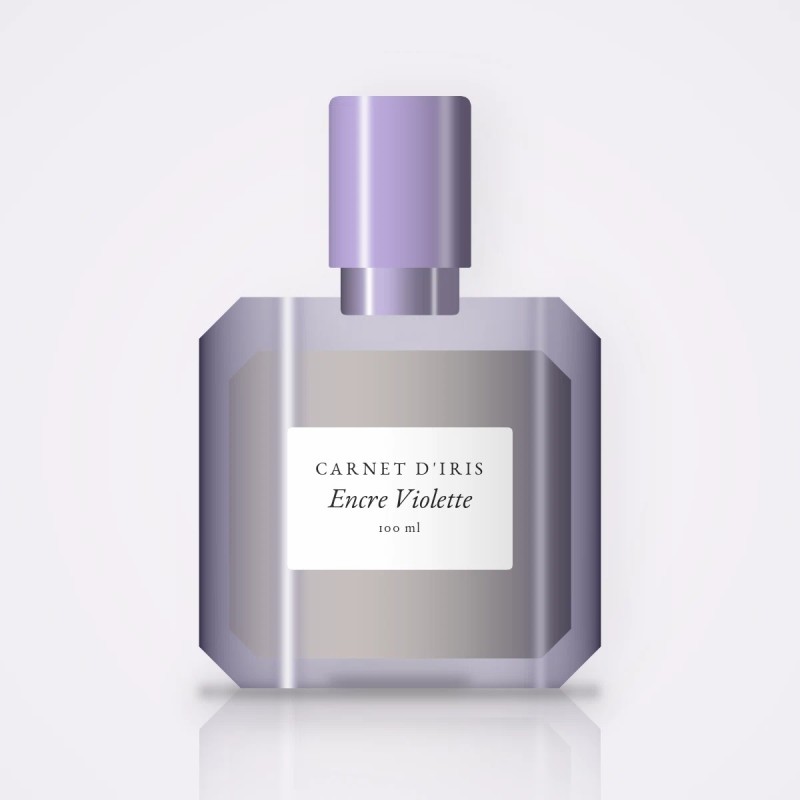 Parfum Encre Violette au néroli – Carnet d'Iris, flacon 100 ml