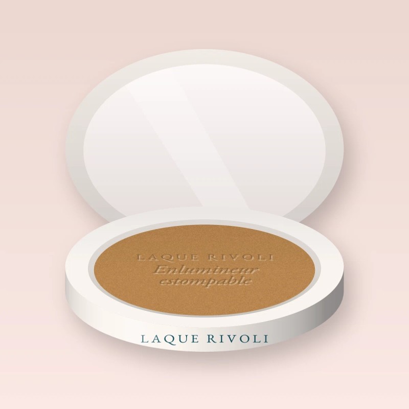 Enlumineur estompable à l'huile d'argan – Laque Rivoli, boîtier 4,5 g, teinte Bronze doré