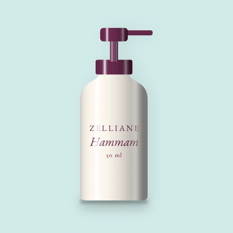 Soin anti-âge Hammam au complexe de céramides – Zelliane, flacon-pompe 50 ml