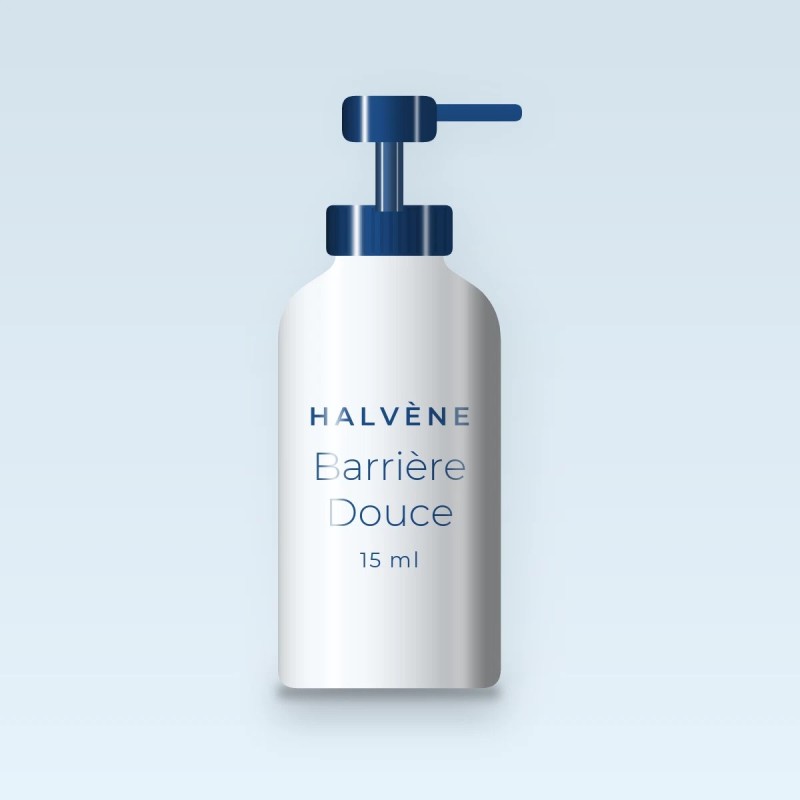 Sérum désaltérant Barrière Douce – Halvène, flacon-pompe 15 ml