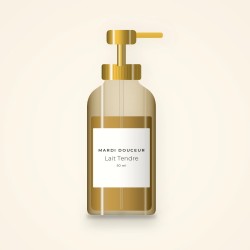 Huile capillaire Lait Tendre au kukui – Mardi Douceur, flacon-pompe 50 ml