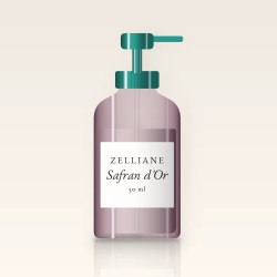 Crème hydratante Safran d'Or à l'eau de rose – Zelliane, flacon-pompe 50 ml