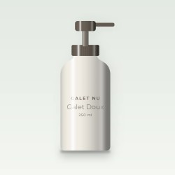 Shampooing Galet Doux à la menthe poivrée – Galet Nu, flacon-pompe 250 ml