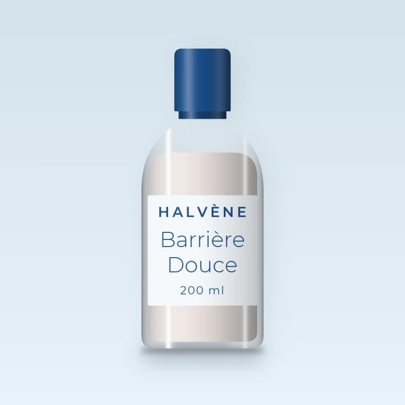 Nettoyant visage Barrière Douce à la niacinamide – Halvène, flacon 200 ml