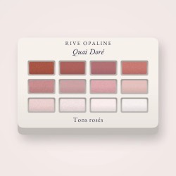 Palette yeux Quai Doré estompable 9 × 1 g | Rive Opaline