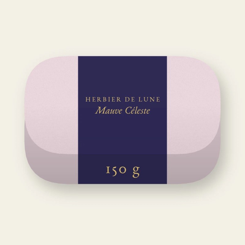 Savon Mauve Céleste surgras à l'huile de sésame – Herbier de Lune, pain 150 g
