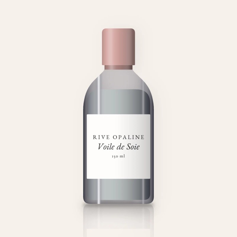 Voile de Soie nettoyant visage équilibrant – Rive Opaline, flacon 150 ml