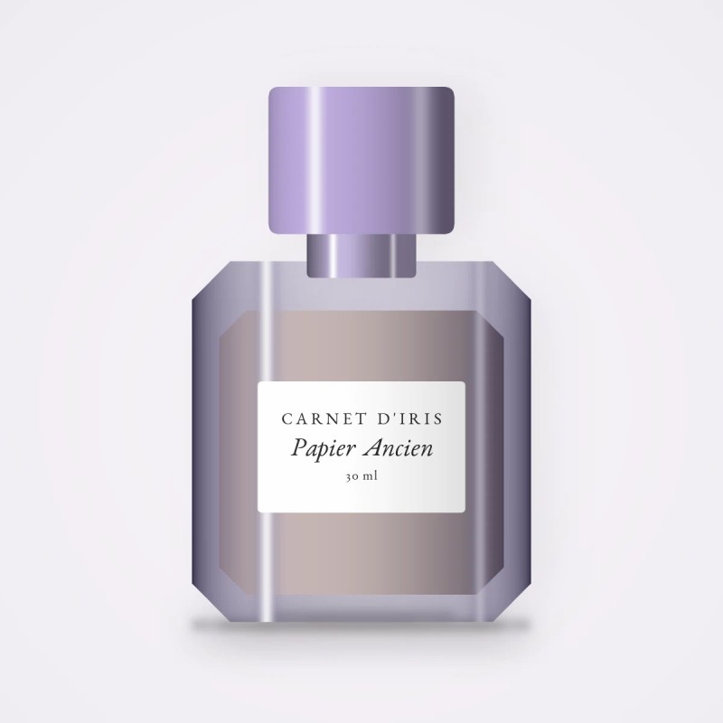 Parfum Papier Ancien brut au néroli – Carnet d'Iris, flacon 30 ml