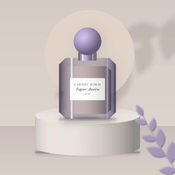 Parfum Papier Ancien brut au néroli – Carnet d'Iris, photo d'ambiance