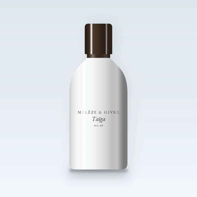 Gel douche et bain Taïga sensoriel – Mélèze & Givre, flacon 100 ml
