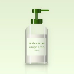 Lait corps Orage Frais au riz – Fraîcheline, flacon-pompe 200 ml