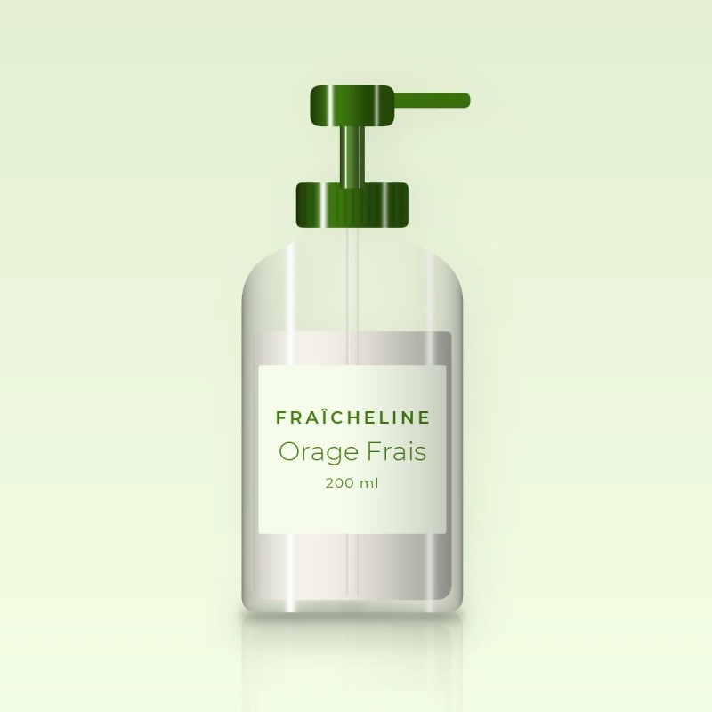 Lait corps Orage Frais au riz – Fraîcheline, flacon-pompe 200 ml