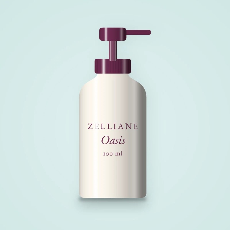 Huile capillaire Oasis à la figue de Barbarie – Zelliane, flacon-pompe 100 ml