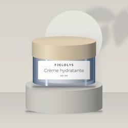 Crème hydratante adoucissante à l'huile de jojoba – Fjeldlys, photo d'ambiance