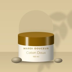 Masque capillaire lissant Coton Doux – Mardi Douceur, photo d'ambiance