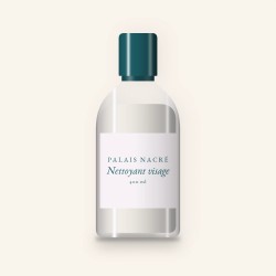 Nettoyant visage peaux grasses à l'extrait d'hamamélis – Palais Nacré, flacon 400 ml