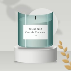 Bougie parfumée Grande Douceur contemporaine – Tendrelle, photo d'ambiance
