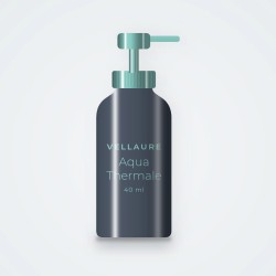 Crème solaire visage non grasse Aqua Thermale SPF 30 – Vellaure, flacon-pompe 40 ml