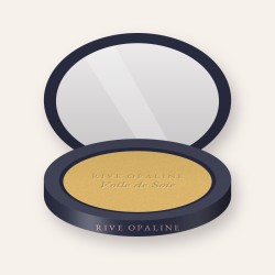 Enlumineur Voile de Soie au beurre de karité – Rive Opaline, boîtier 7 g, teinte Doré