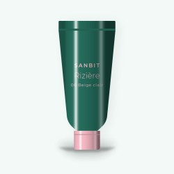 Fond de teint floutant Rizière – Sanbit, tube 30 ml, teinte 06 Beige clair