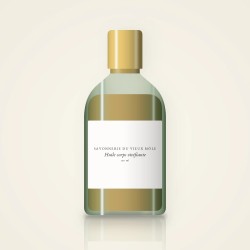 Huile corps sèche vivifiante au buriti – Savonnerie du Vieux Môle, flacon 150 ml