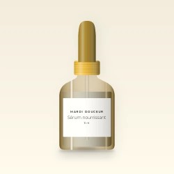 Sérum nourrissant à la niacinamide – Mardi Douceur, flacon compte-gouttes 15 ml