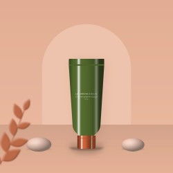 Crème solaire visage lissante au beurre de karité SPF 50 – Les Jardins d'Aulne, photo d'ambiance