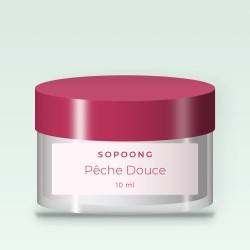 Pêche Douce contour des yeux défatigant – Sopoong, pot 10 ml