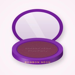 Blush Fluo Party à l'extrait de rose – Bonbon Néon, boîtier 6 g, teinte 12 Prune