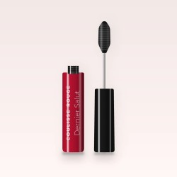 Mascara Dernier Salut à l'aloe vera – Coulisse Rouge, flacon et brosse 10 ml, teinte Noir