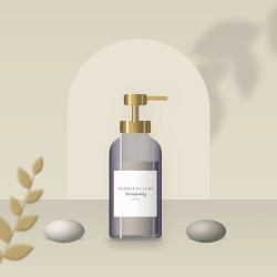 Shampooing réparation intense à l'huile de camélia – Herbier de Lune, photo d'ambiance