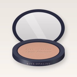 Terre de soleil bonne mine Opale Précieuse – Rive Opaline, boîtier 10 g, teinte 02 Sable rosé