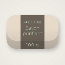 Savon purifiant au beurre de murumuru – Galet Nu, pain 100 g